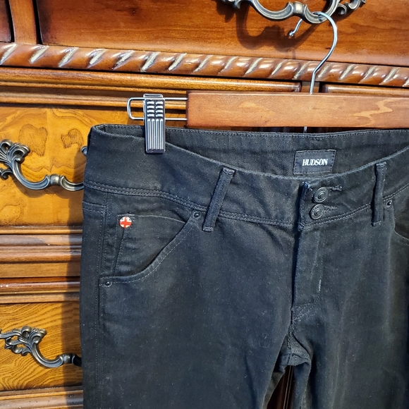 HUDSON Collin flap Skinny black jeans 27 - Picture 5 of 6